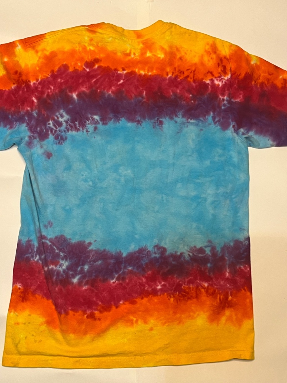 Tie-Dye Hendrix Graphic Tee - Bold Multicolor Psychedelic Print - Picture 6 of 6
